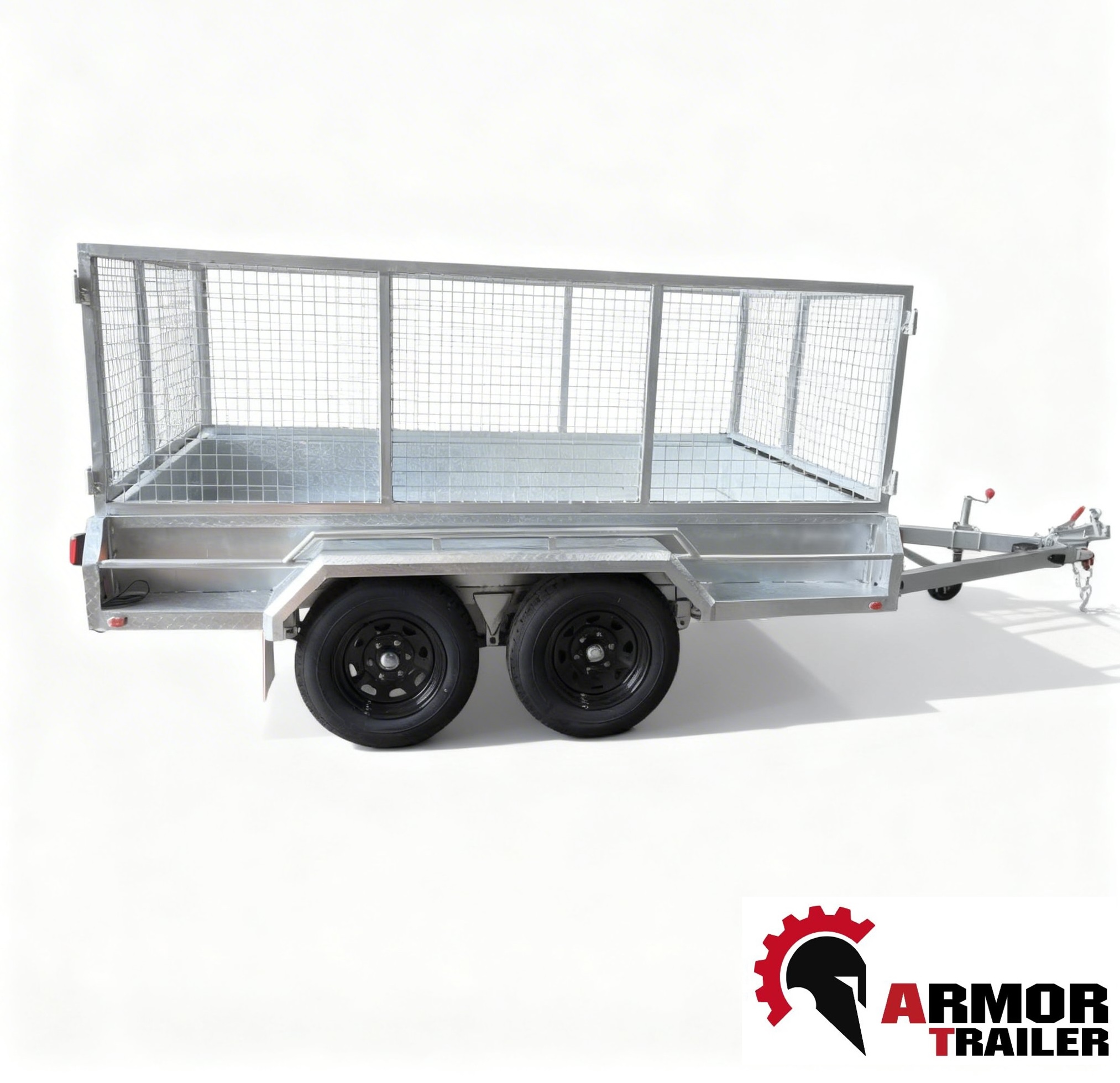 10x5 Galvanised Trailer Heavy Duty Tandem With Electric Brake ATM 3200KG ( Model : TE105 )